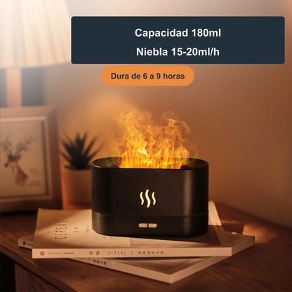 Humidificador de Llama con Luz LED