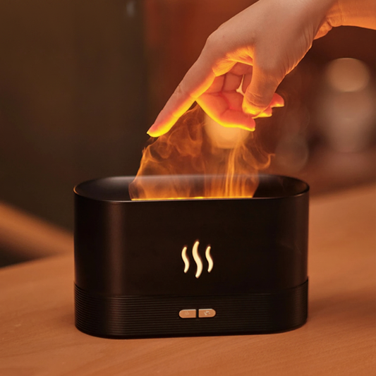 Humidificador de Llama con Luz LED